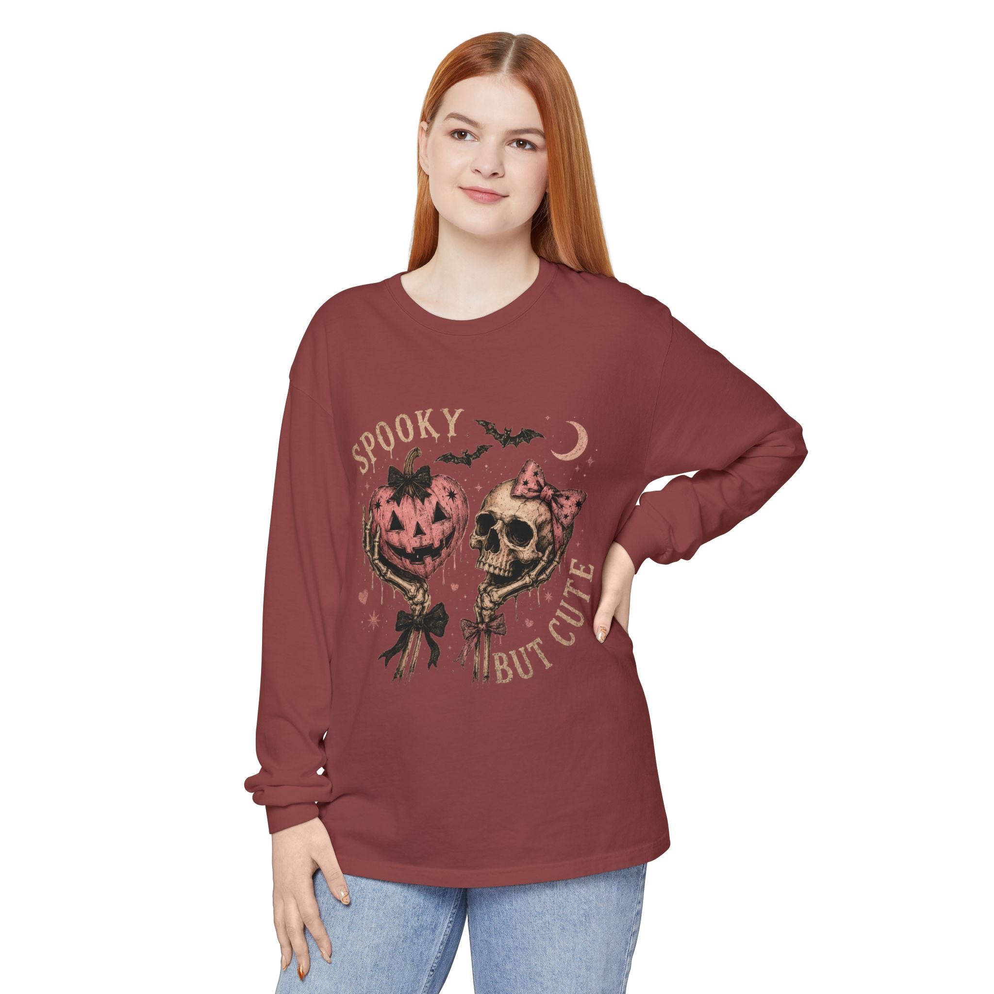 Spooky But Cute Long Sleeve Tee