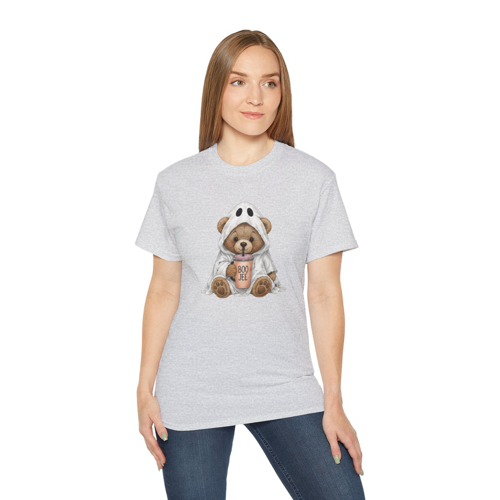 Halloween Bear Tee — Cute Ghost Costume 'Boo Joe' Graphic T‑Shirt