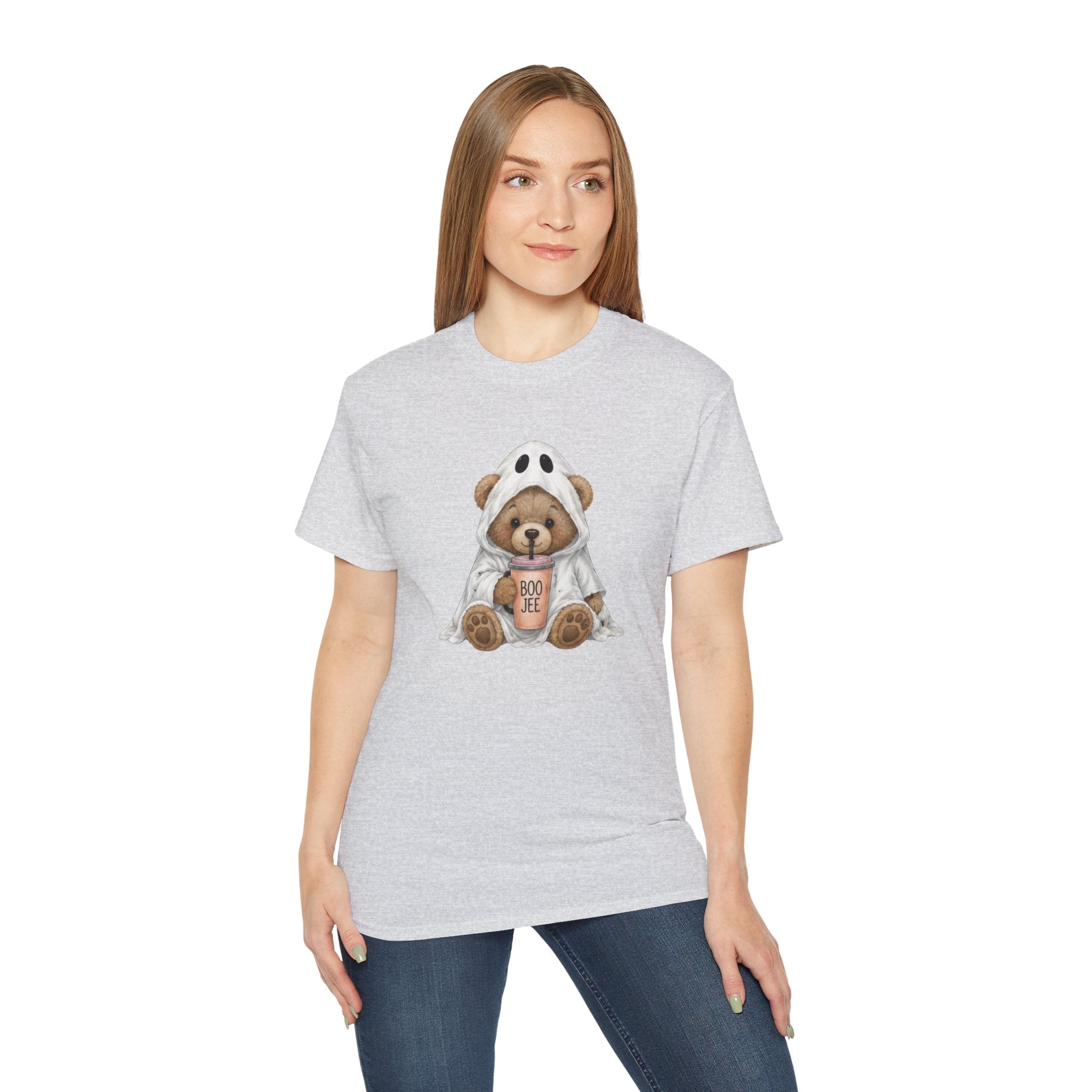 Halloween Bear Tee — Cute Ghost Costume 'Boo Joe' Graphic T‑Shirt