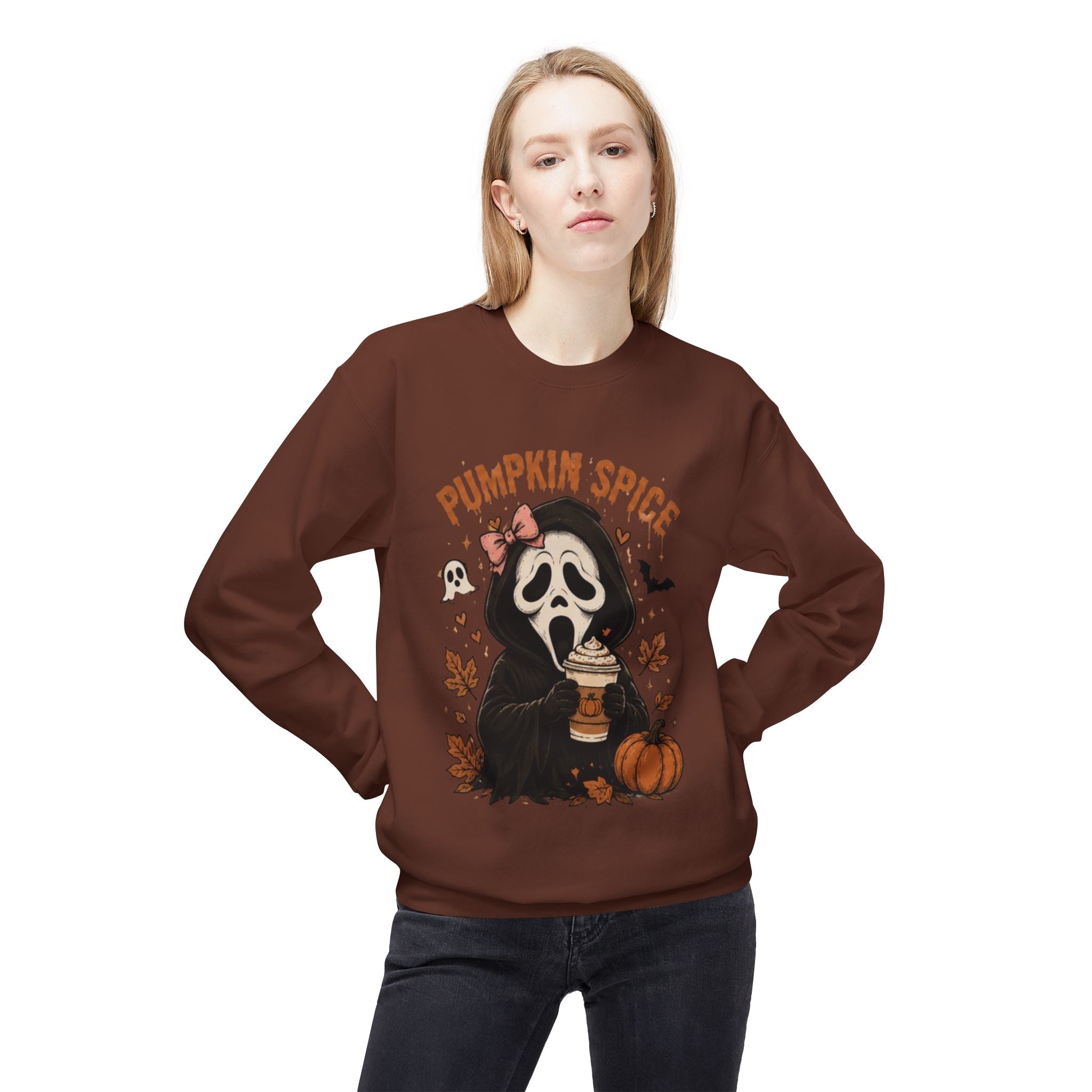 Pumpkin Spice Scream Crewneck Sweatshirt