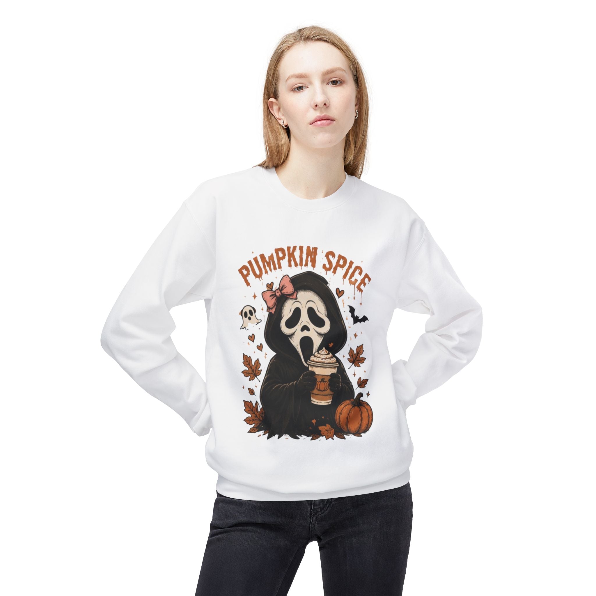 Pumpkin Spice Scream Crewneck Sweatshirt