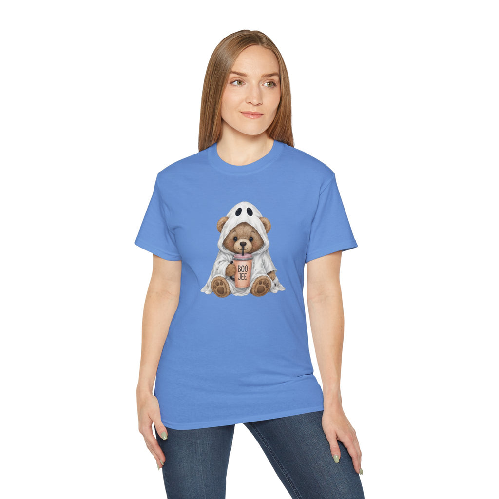 Halloween Bear Tee — Cute Ghost Costume 'Boo Joe' Graphic T‑Shirt