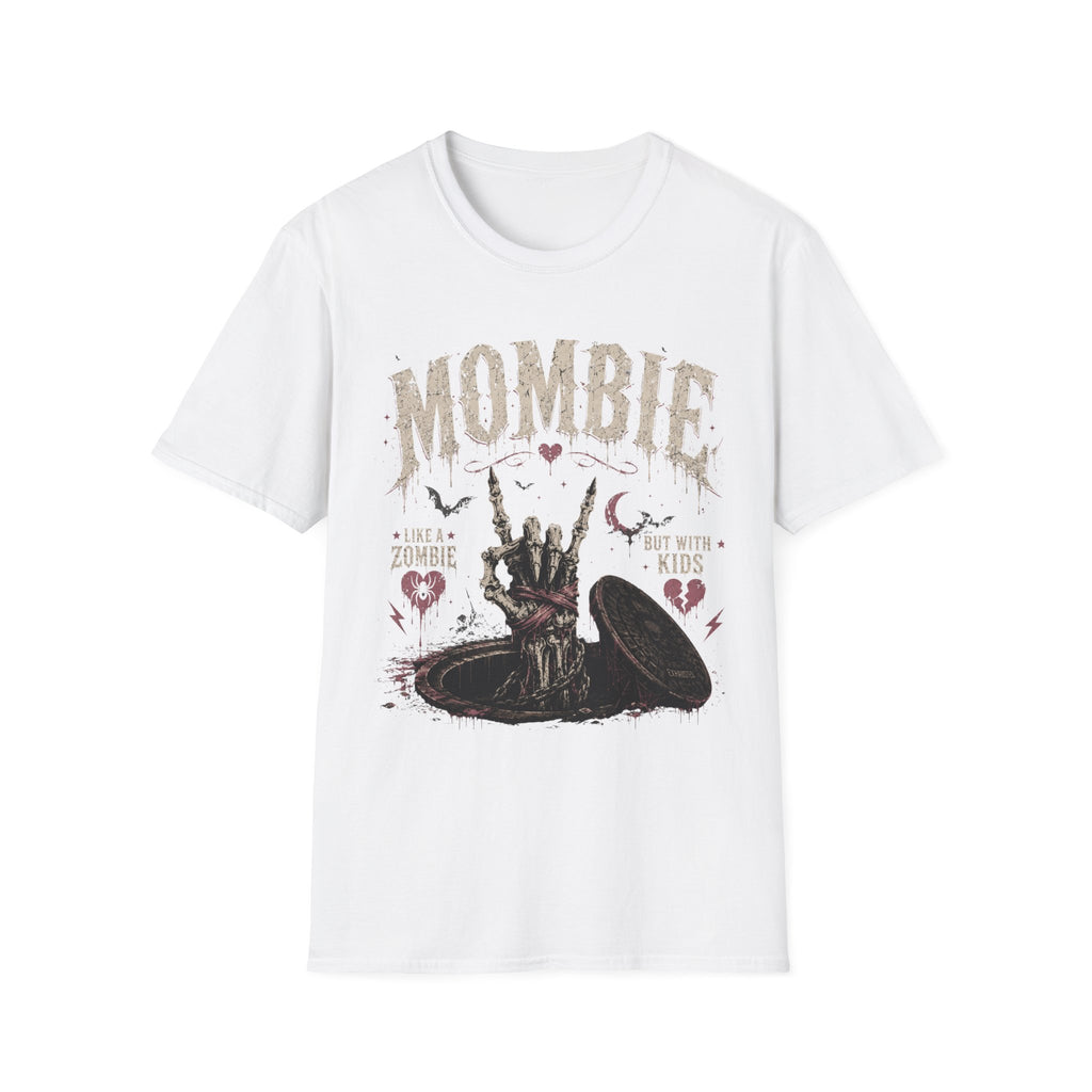Mombie Graphic T-Shirt — Funny Zombie Mom Tee for Halloween & Mom Life