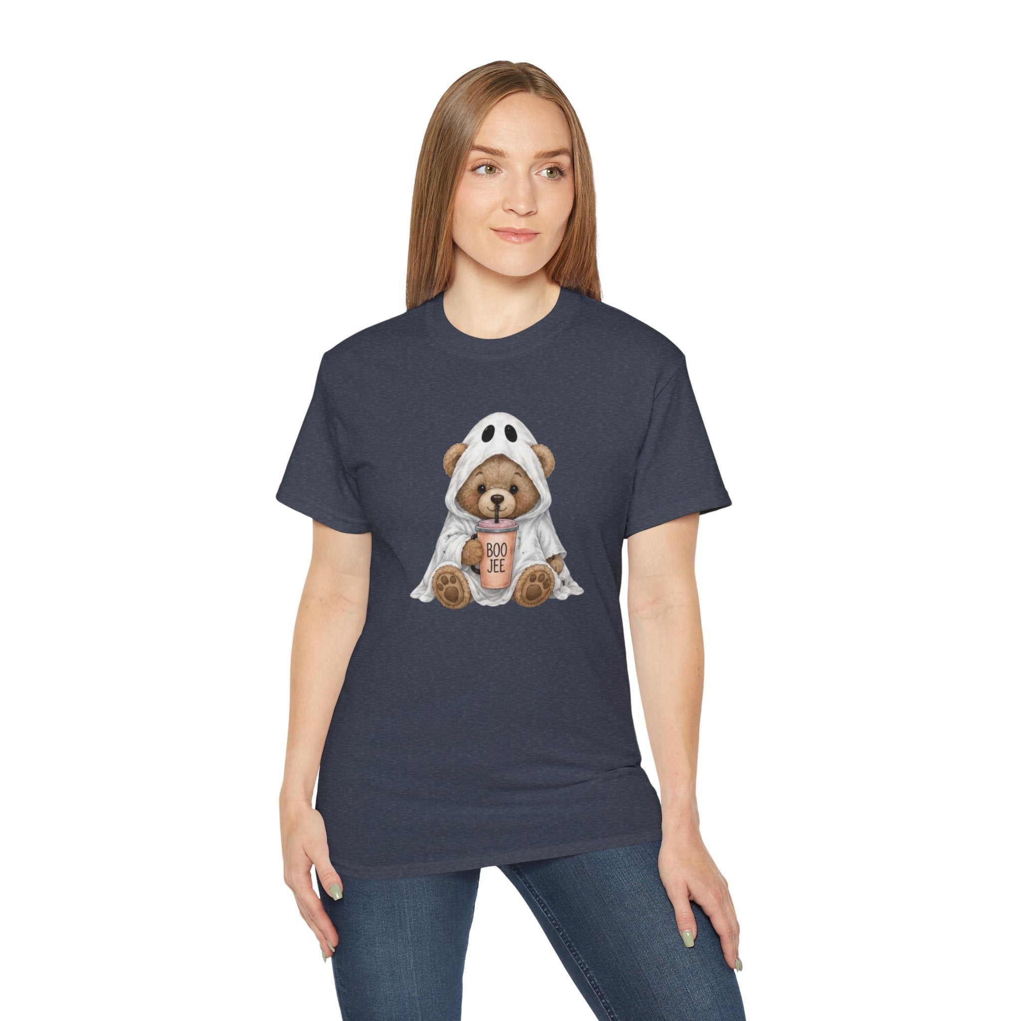 Halloween Bear Tee — Cute Ghost Costume 'Boo Joe' Graphic T‑Shirt