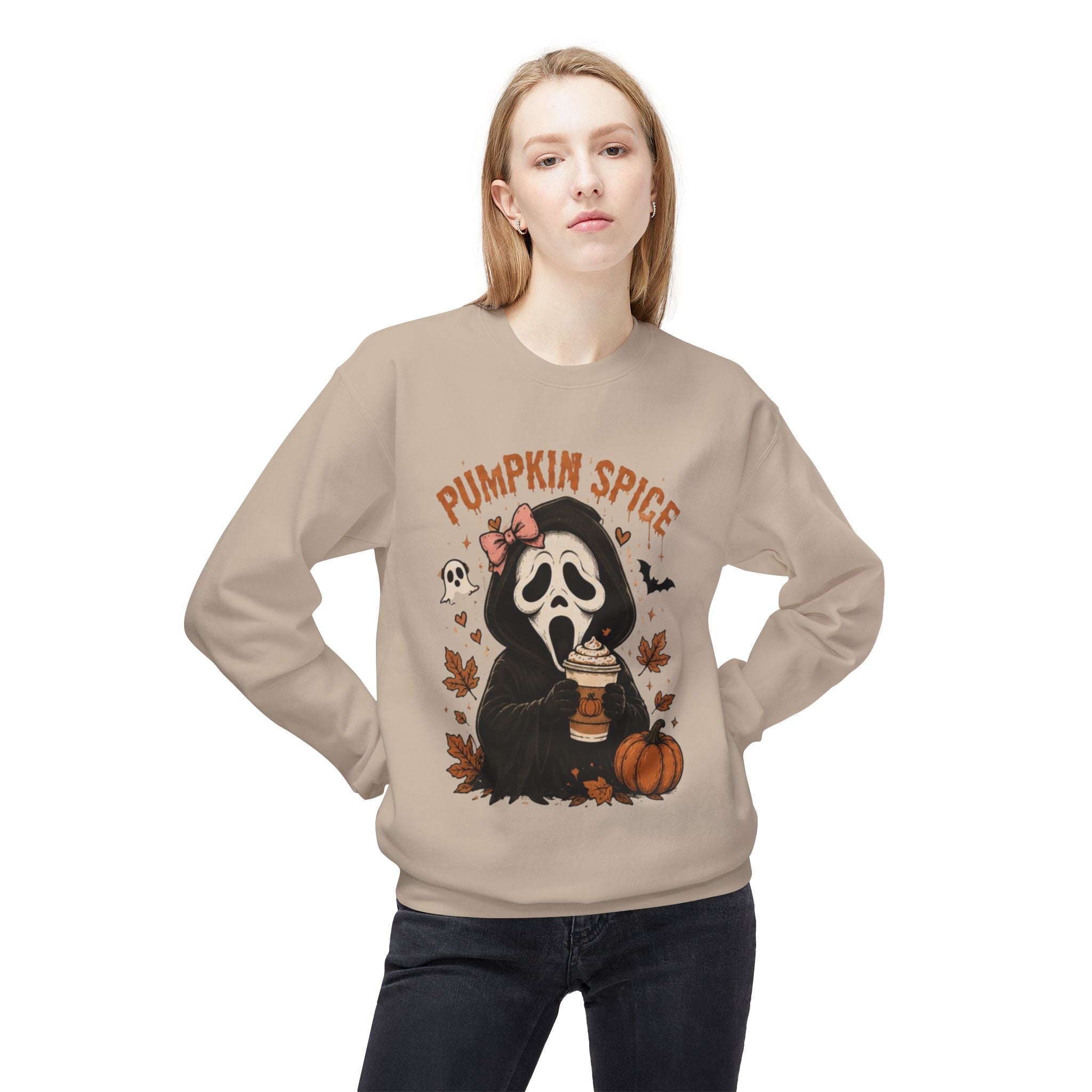 Pumpkin Spice Scream Crewneck Sweatshirt