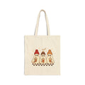 Autumn Ghosts Tote Bag — Cute Fall Pumpkin Spice Ghosts Cotton Canvas Tote