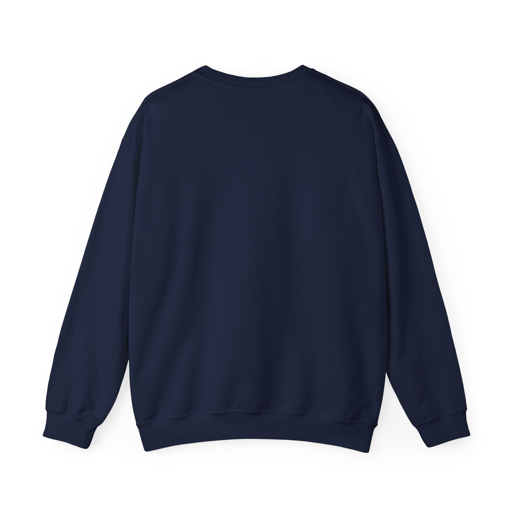 Spooky Nelson Crewneck Sweatshirt — Cute Halloween Ghost & Leopard Print Design
