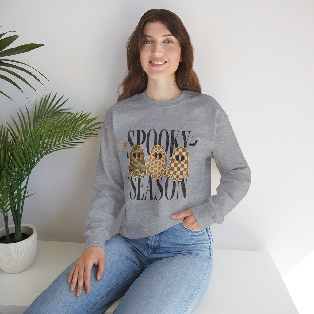 Spooky Season Leopard Ghosts Sweatshirt