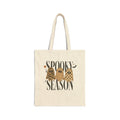 Tote — "Spooky Season" Pumpkin Ghosts Cotton Canvas Tote