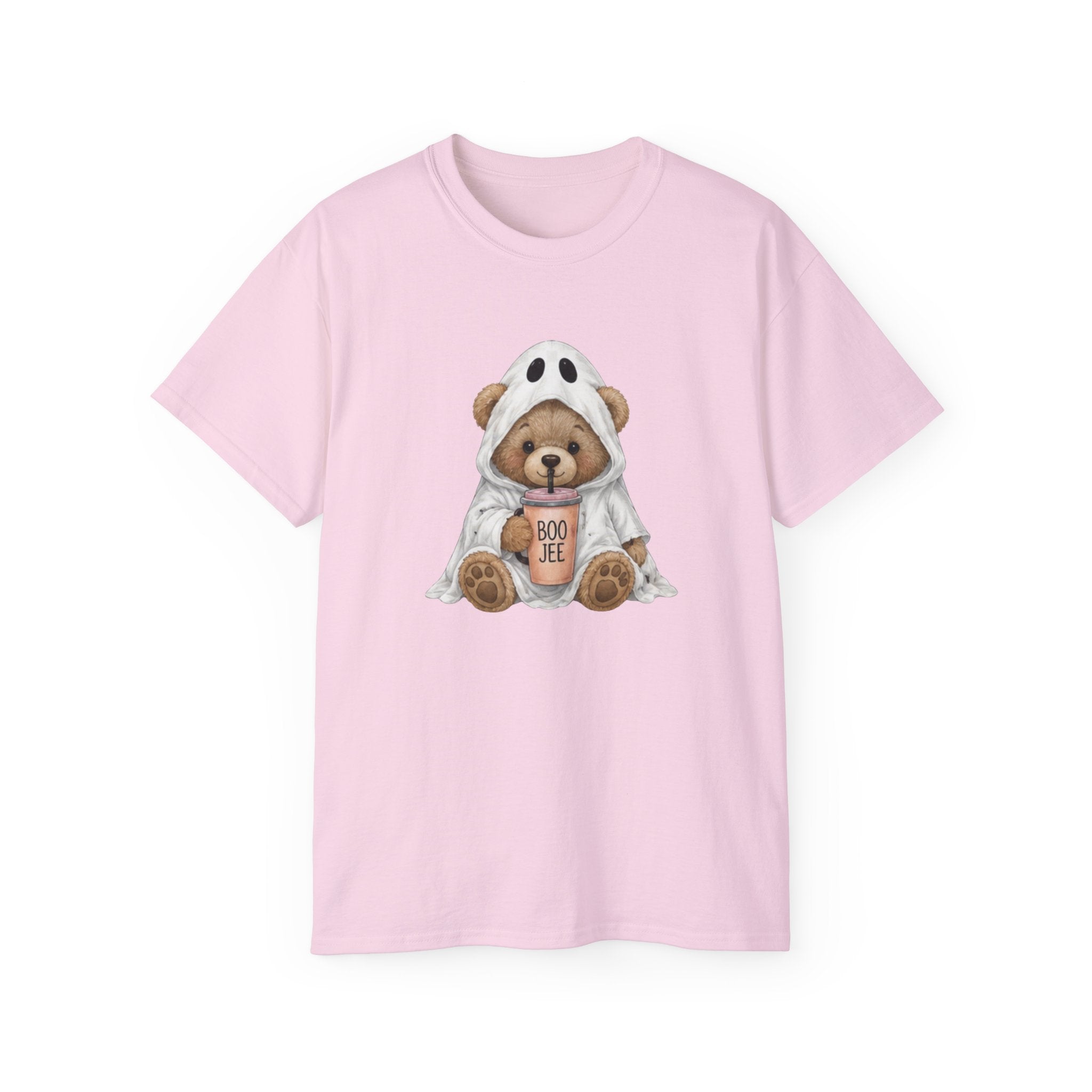 Halloween Bear Tee — Cute Ghost Costume 'Boo Joe' Graphic T‑Shirt