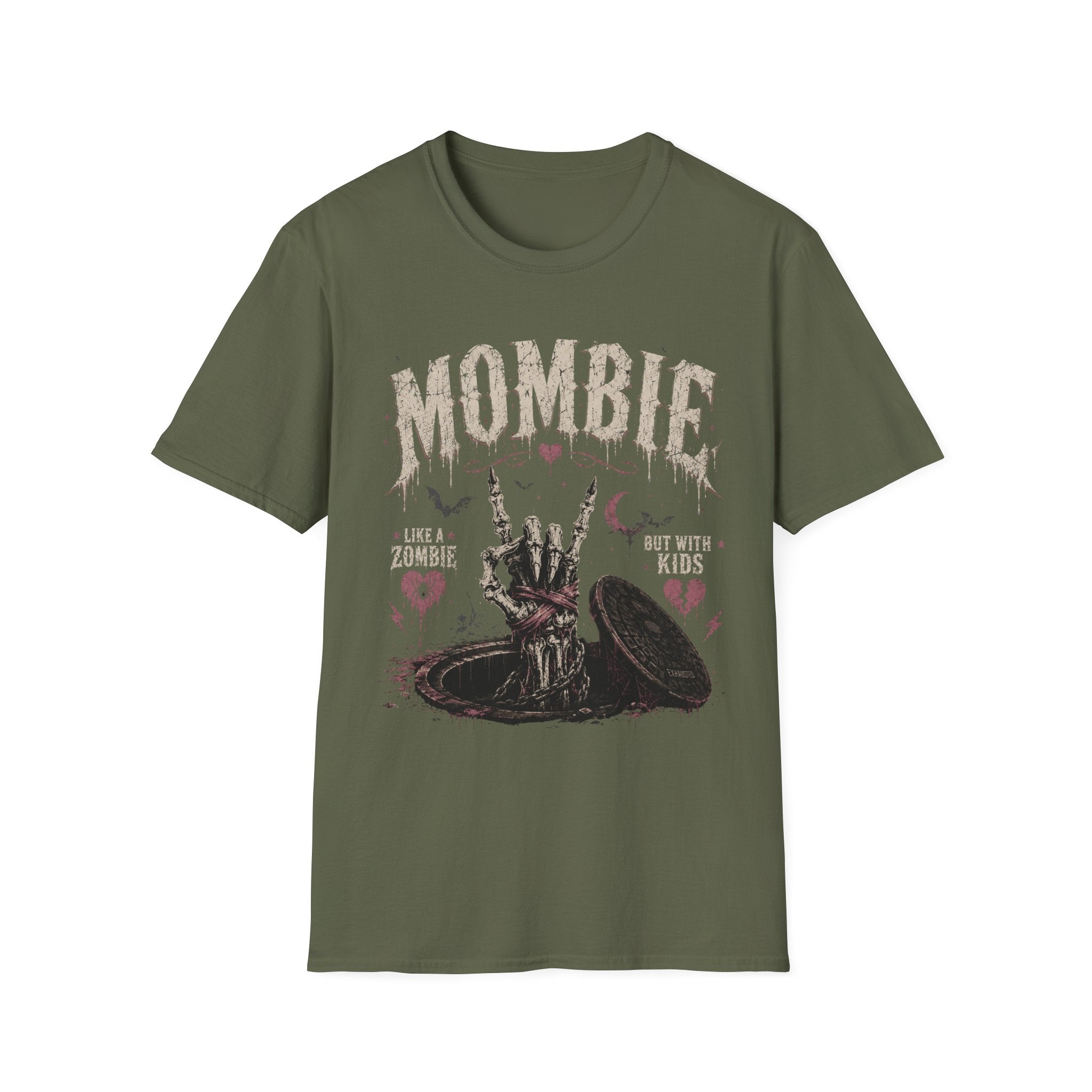 Mombie Graphic T-Shirt — Funny Zombie Mom Tee for Halloween & Mom Life