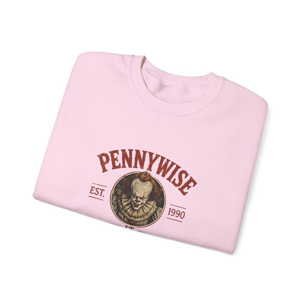 Pennywise Crewneck Sweatshirt — Vintage Horror Movie Graphic