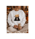 Vampire Teddy Bear Sweatshirt | Halloween Cute Gothic Bear Crewneck