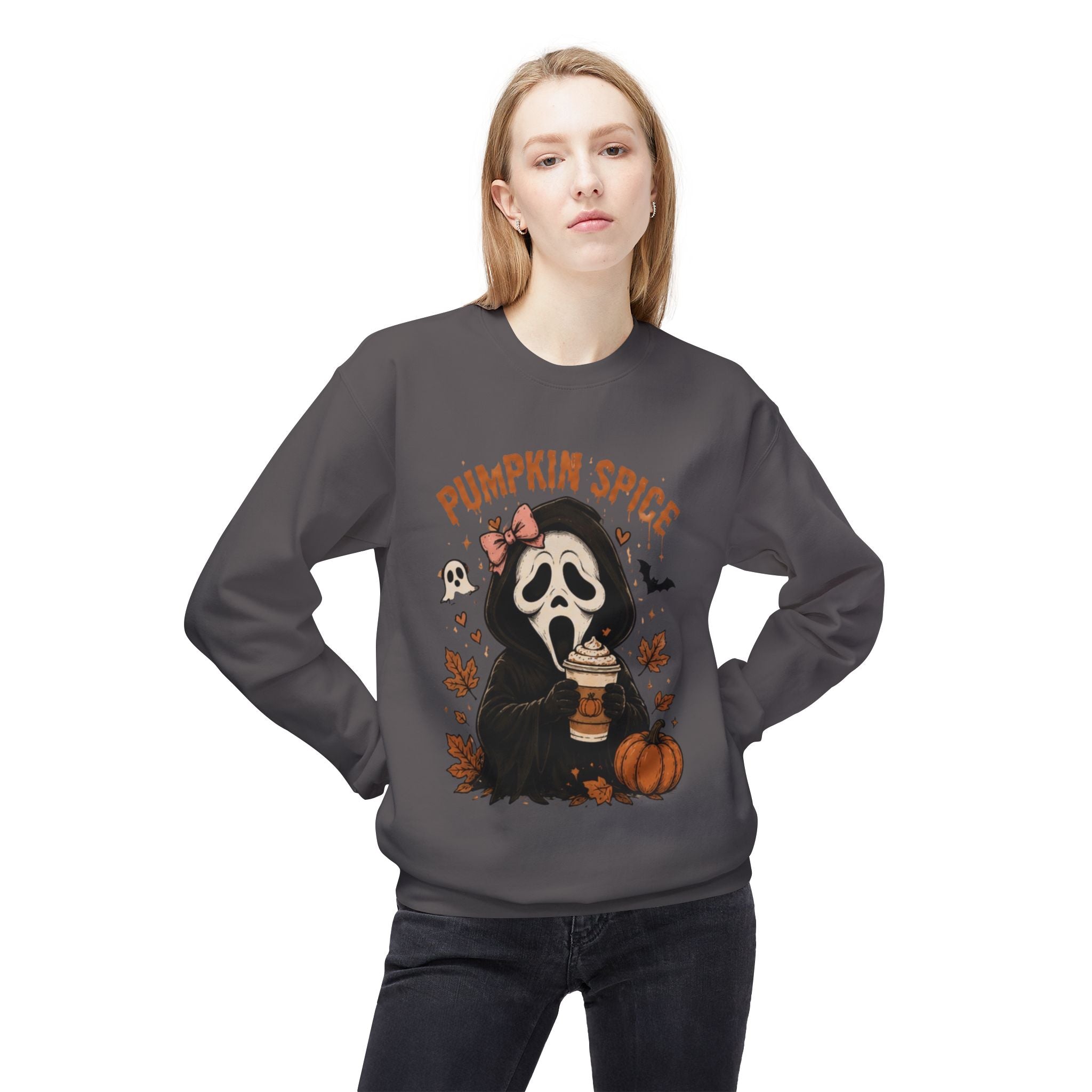 Pumpkin Spice Scream Crewneck Sweatshirt