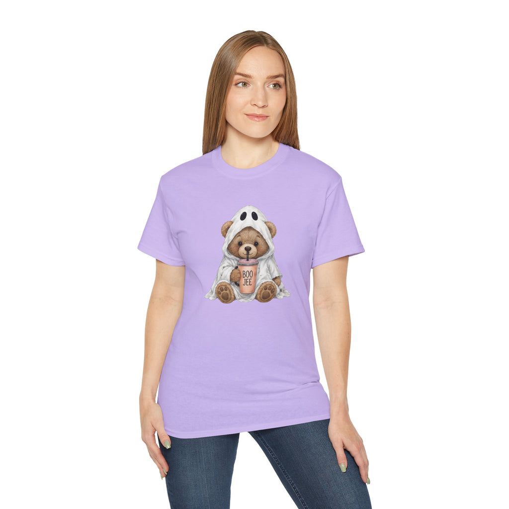 Halloween Bear Tee — Cute Ghost Costume 'Boo Joe' Graphic T‑Shirt