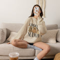 Spooky Season Crewneck Sweatshirt — Leopard Ghosts Halloween Pullover