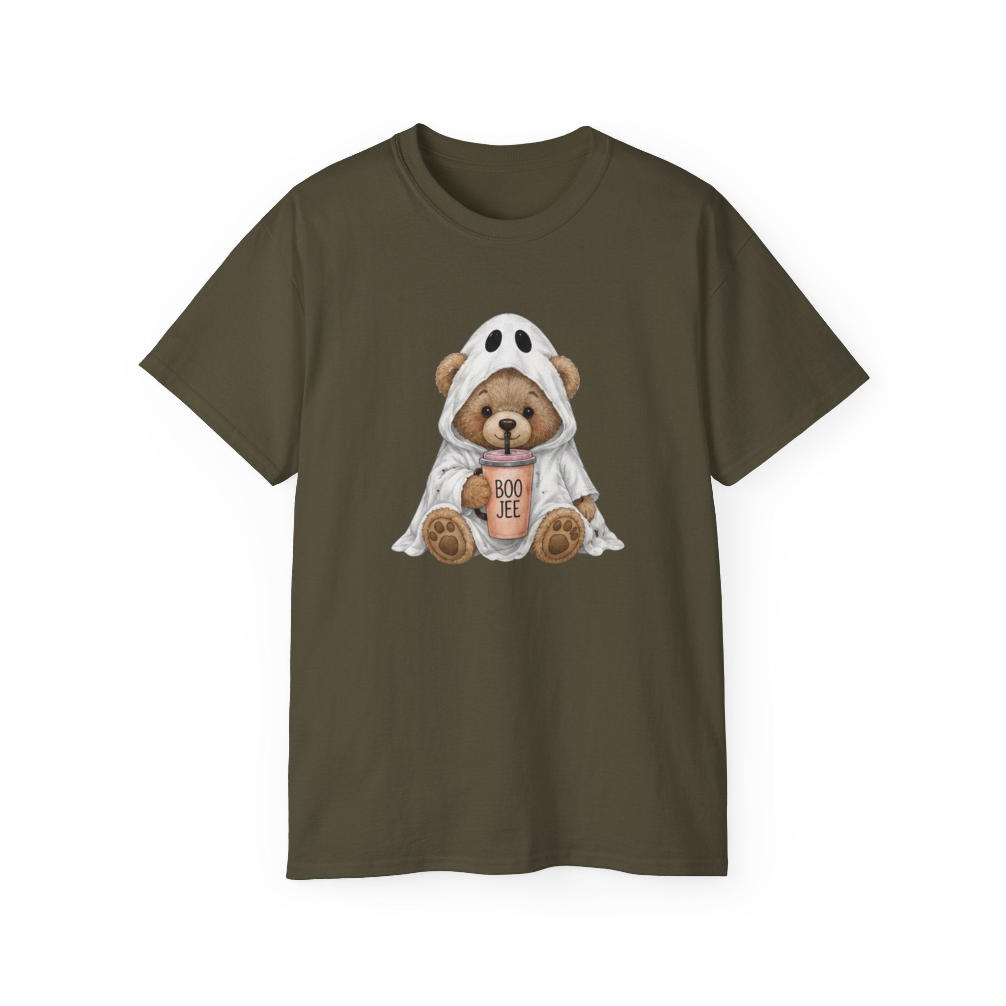 Halloween Bear Tee — Cute Ghost Costume 'Boo Joe' Graphic T‑Shirt