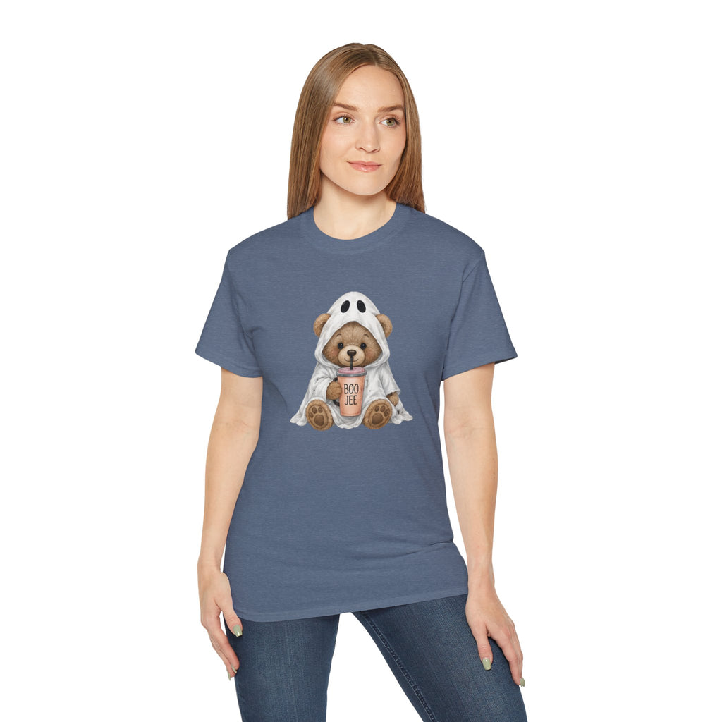 Halloween Bear Tee — Cute Ghost Costume 'Boo Joe' Graphic T‑Shirt