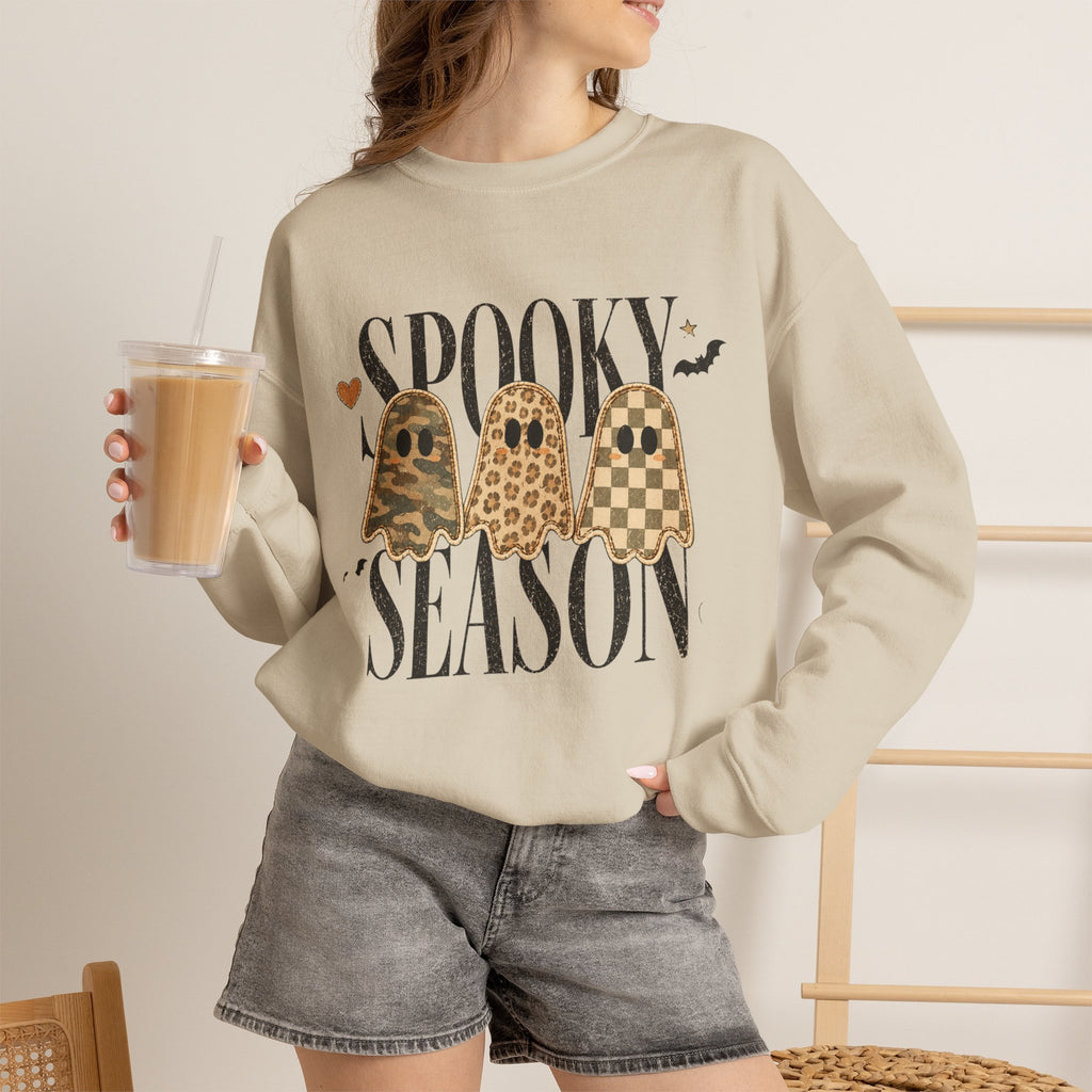 Spooky Season Leopard Ghosts Sweatshirt