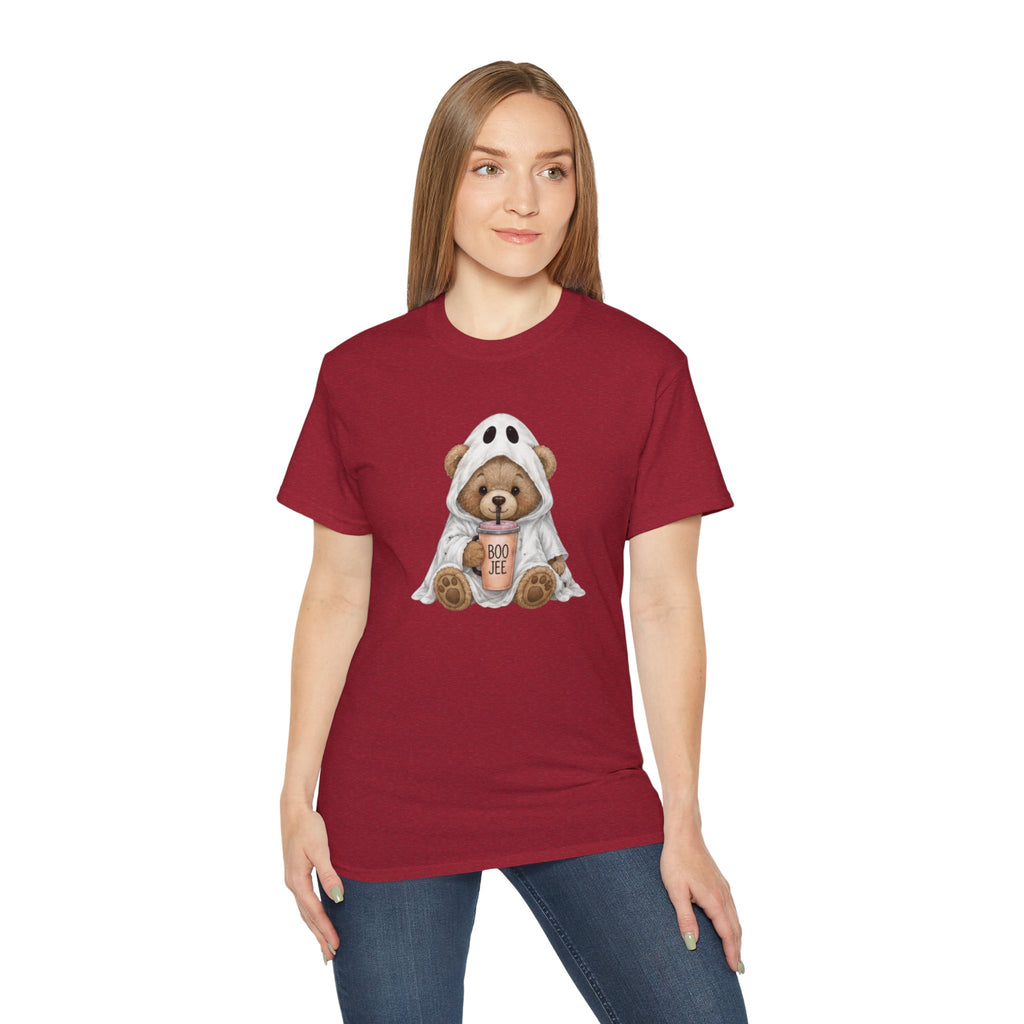 Halloween Bear Tee — Cute Ghost Costume 'Boo Joe' Graphic T‑Shirt