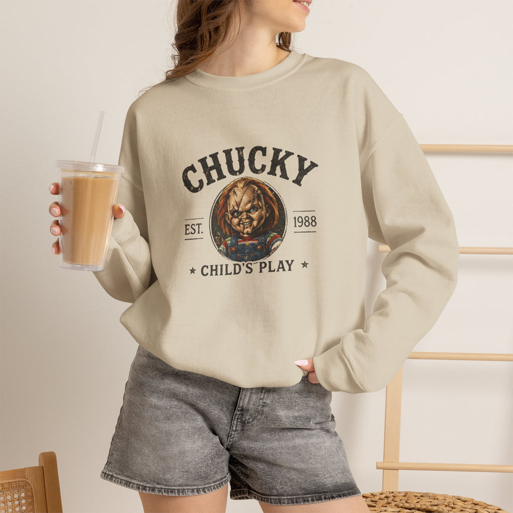 Chucky Child's Play Retro Crewneck Sweatshirt