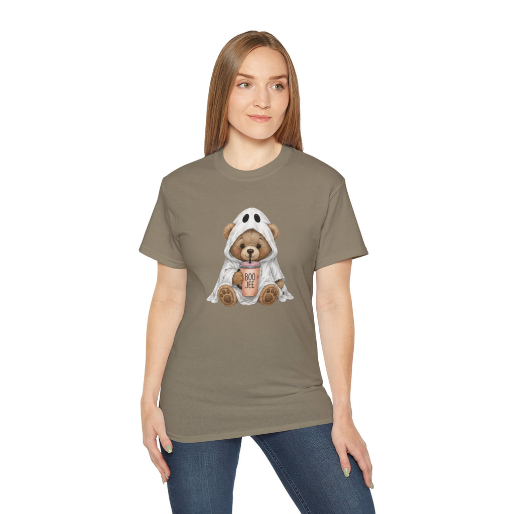 Halloween Bear Tee — Cute Ghost Costume 'Boo Joe' Graphic T‑Shirt